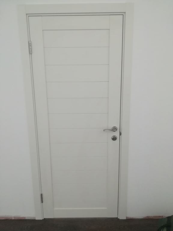 Мдф дверь, белая эмаль